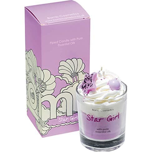 Image of Bomb Cosmetics Stargirl Piped Glass Candle