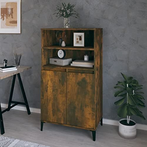 Image of Credenza Storage Cabinet - Multi-Purpose Entryway Furniture in Sleek Plywood Design for Organized Living Room Spaces, 60x35x70 cm