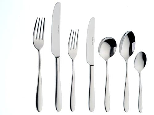 Image of Arthur Price Every Day 44-Piece Willow 6-Person Box Set, Stainless Steel, Silver, 51 x 31.5 x 6.5 cm