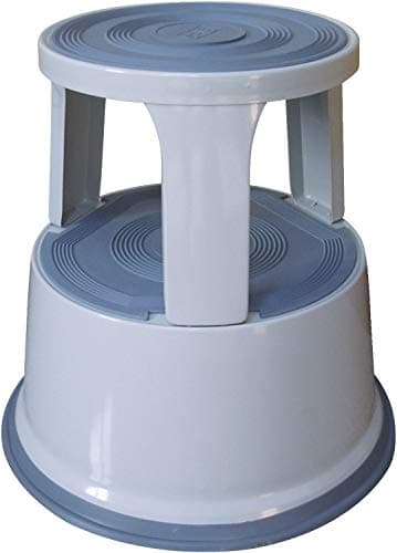 Image of Q-Connect Light Metal Step Stool - Grey