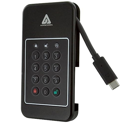 Image of Apricorn 2TB Aegis NVX – Ultra High Speed NVMe 10Gbps USB Type C Hardware-Encrypted Drive (ANVX-2TB)