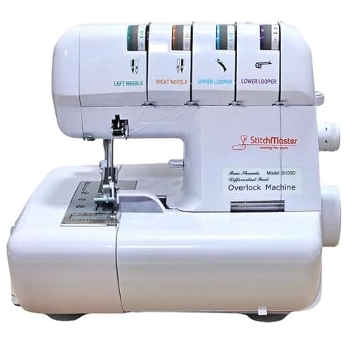 Image of Stitchmaster S100D 2, 3 & 4 Thread Overlocker, including 180 degree opening for 2, 3 and 4 Thread with easy threading system - LIMITED STOCK