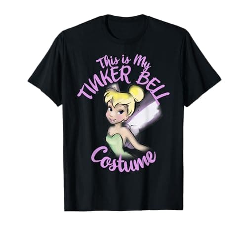 Image of Disney Peter Pan This Is My Tinker Bell Costume Halloween T-Shirt