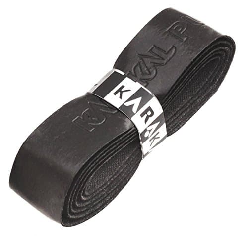 Image of Karakal - PU Super Grip - Self-Adhesive Grip Tape for Badminton, Squash, Tennis, Hockey Stick or Ice Hockey Stick – Pack of 5 or 24 – Assorted Colours, Black , 3 Grips