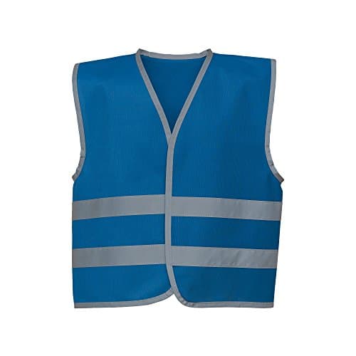 Image of Yoko Hi-Vis Childrens/Kids Reflective Border Waistcoat (M) (Royal Blue)