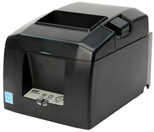 Image of Star Micronics TSP654IIU (USB ONLY; No Bluetooth) Thermal Receipt Printer with Auto-Cutter and External Power Supply - Gray (Renewed)