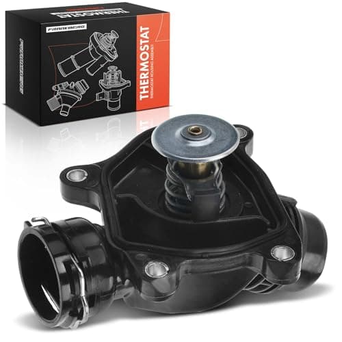 Image of Frankberg Engine Coolant Thermostat Compatible with 1 Series E87 2005-2013 3 Series E46 E90 E93 E92 E91 2001-2013 5 Series E60 E61 2002-2010 6 Series E63 E64 2007-2010 Replace# 11517789014
