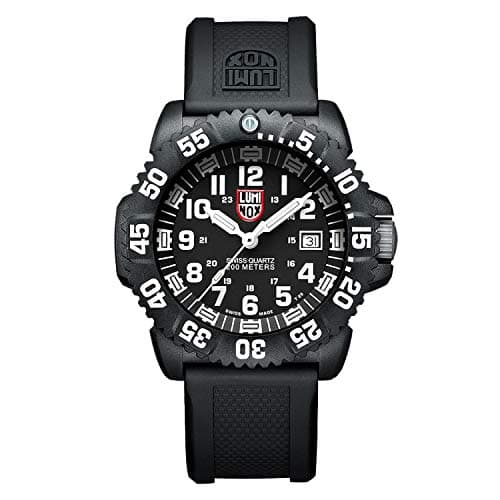 Image of Luminox Original Navy SEAL XS.3051.F Mens Watch 44mm - Military Dive Watch in Black Date Function 200m Water Resistant