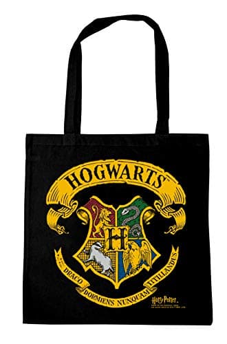 Image of Logoshirt - Harry Potter - Hogwarts - Logo - Shopping Bag Eco - Resuable Shopper Bag - Original Licensed Design