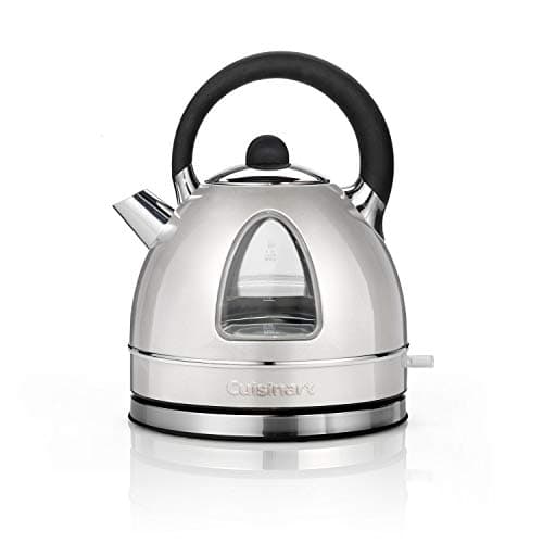 Image of Cuisinart Traditional style Electric kettle Fast boil, cordless, quiet, easy pour Easy clean, removable limescale filter 1.7L capacity 3kW Matching toaster available Frosted Pearl