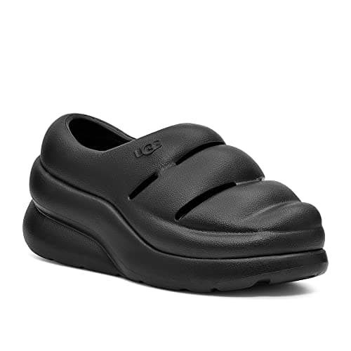 Image of UGG Unisex-Child K Sport Yeah Clog, Black, 2