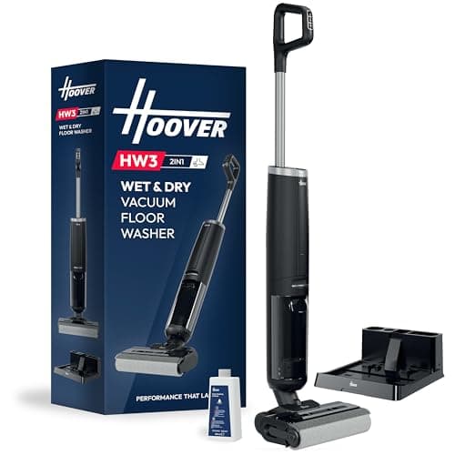Image of Hoover HW3 2in1 Hard Floor Cleaner & Vacuum for Delicate and Hard Floors - Cordless Electric Mop and Vacuum Cleaner with 40 min runtime and Self-Clean function [HW300] Wet and Dry floor cleaner