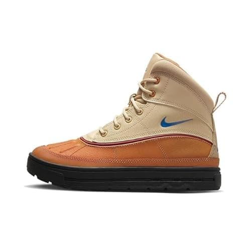 Image of NIKE Woodside 2 High ACG GS Great School Fashion Trainers Sneakers Shoes 524872 (Sesame/Hot Curry/Red Clay/Game Royal 201) Size UK5 (EU38)