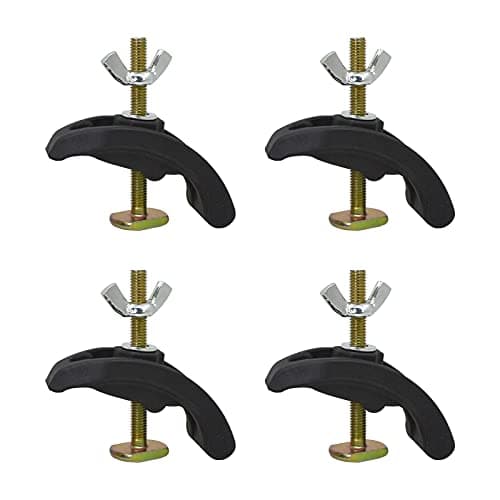 Image of 4PCS CNC Arcuate Press Plate Clamp T Track Hold Down Clamps Engravin g Machine Parts Press Plate Clamp Fixture Fastening Platen Router for T-Slot Working Table