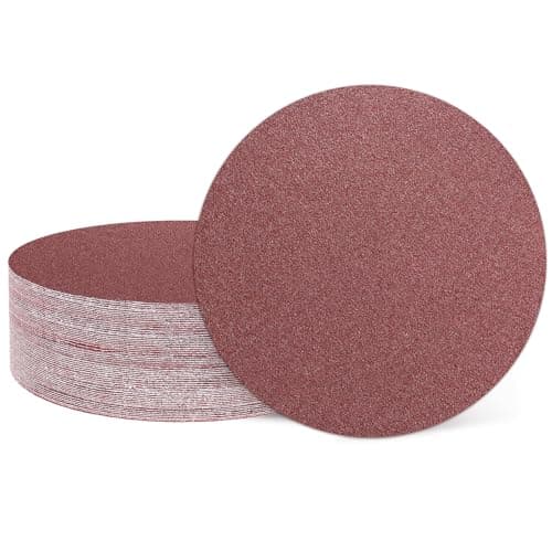 Image of sourcing map 30 Pcs 75mm 3 Inch Sanding Discs, 60 Grit Hook and Loop Sandpaper, No-Hole Aluminum Oxide Orbital Sander Sandpaper for Woodworking Automotive Metal Polishing, Red