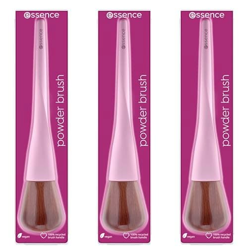 Image of Essence Powder Brush, No. 01, Multi-Colour, Nanoparticle Free, Pack of 3 (3 x 1 Pieces)