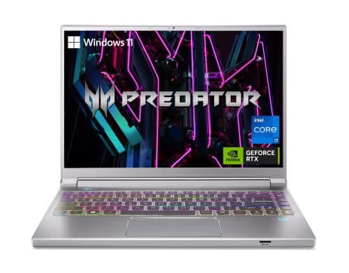 Image of Acer Predator Triton 14 Gaming/Creator Laptop | 13th Gen Intel i7-13700H | NVIDIA GeForce RTX 4070 | 14" Mini LED 250Hz G-SYNC Display | 16GB LPDDR5 | 1TB PCIe Gen4 SSD | Killer WiFi 6E | PT14-51-7979