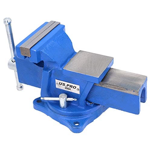 Image of 4” Heavy Duty Engineer Swivel Bench Vice Vise Clamp Workbench with Anvil