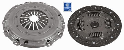 Image of SACHS 3000 951 629 Clutch Kit Compatible with Volkswagen Polo (6R, 6C, 61) 2009 - and Other Vehicles
