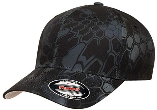 Image of Flexfit Kryptek Baseball Cap, Black, L-XL