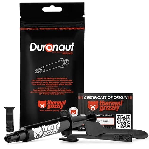 Image of Thermal Grizzly Duronaut - 6 Gram - Enhanced Durability & High Performance Thermal Paste - for Maximum Thermal Conductivity While Overclocking CPU/GPU/PS4/PS5/Xbox