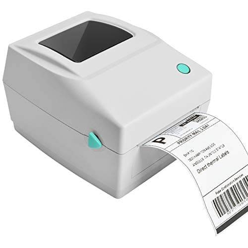 Image of FungLam Thermal Label Printer, Desktop Label Printer USB Direct High Speed Labeling Machines Label Maker for 4x6 Shipping Labels Barcode Compatible with Windows (XP and later)
