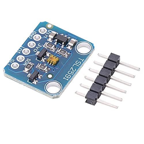 Image of TSL2591 High Dynamic Digital Light Sensor I2C Interface with Infrared and Full Spectrum Diodes 3.3‑5V