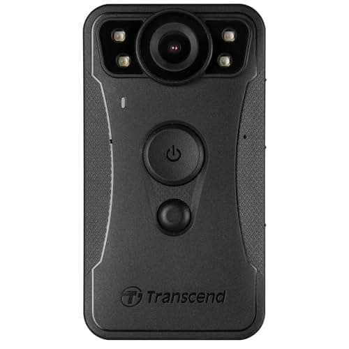 Image of Transcend DrivePro Body 30 64GB Body Camera, IP67 Waterproof 1440P 2K QHD, Infrared Night Vision Ideal for Law Enforcement, Security & Lone Workers