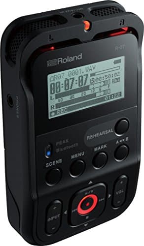 Image of ROLAND High-Resolution Portable Audio Recorder, Black, R-07