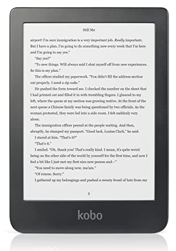 Image of Kobo Clara HD | eReader | 6” Glare Free Touchscreen | Adjustable Brightness & Colour Temperature | eBooks | WIFI | 8GB of Storage | Carta E Ink Technology | Black