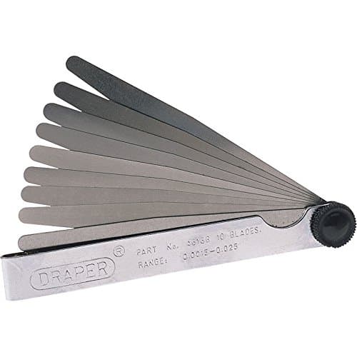 Image of Advanced Draper XS36174 10 Blade Imperial Feeler Gauge Set [Pack of 1] --