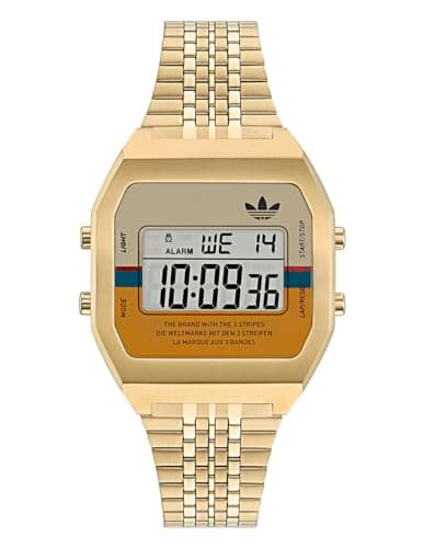 Image of adidas Digital Two AOST23555 Gold Man's Watch