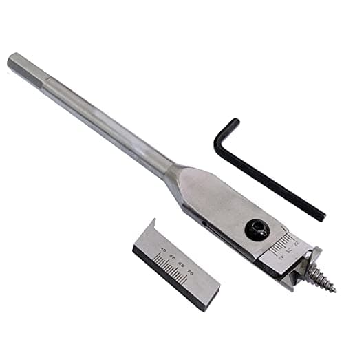 Image of 22-77mm Adjustable Spade Bit Expansive Flat Woodworking Boring Drill Bit Blades Cutters Set