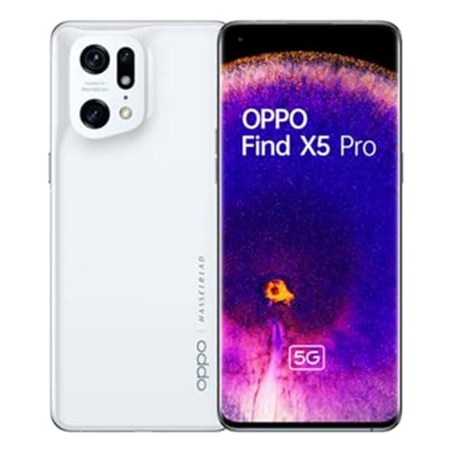 Image of Oppo Find X5 Pro 5G Dual 256GB ROM 12GB RAM Factory Unlocked (GSM Only | No CDMA - not Compatible with Verizon/Sprint) China Version | No Google Play Installed Mobile Cell Phone - Ceramic White