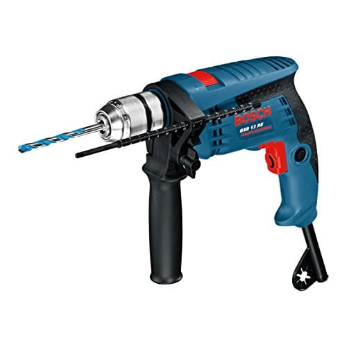 Image of Bosch Professional Corded Impact Drill GSB 13 RE (240V, 600W, incl. Depth stop 210 mm, Keyless chuck 13 mm)