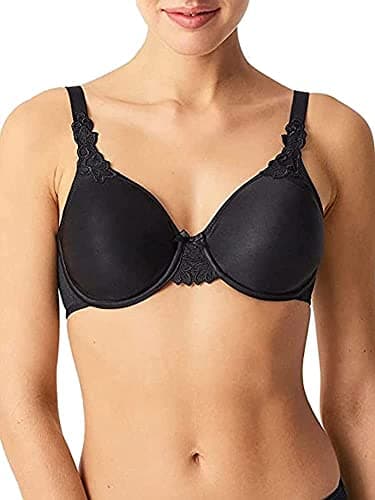 Image of Chantelle Women's Basic Invisible Smooth Custom Fit Bra, Black, 32D