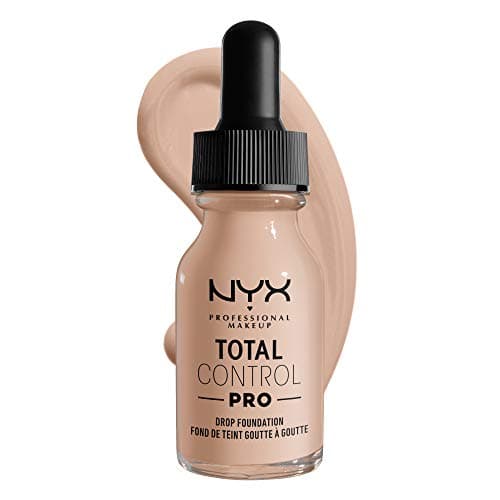 Image of NYX Professional Makeup Total Control Pro Drop Foundation, Precise Dosage, Customised and Buildable Coverage, Vegan Formula, True-to-Skin Finish, 13 ml, Shade: Porcelain