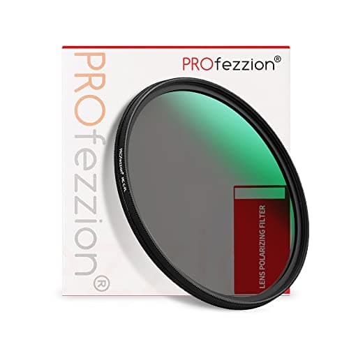 Image of PROfezzion 52mm Polarising Filter, Circular Polarizing CPL for Fuji Fujifilm X-M5 X-T50 X-T30 X-T20 X-T10 + XC 15-45mm Kit Lens, for Nikon D5500 D5300 D3300 + AF-S 18-55mm Kit Lens & More 52mm Lens