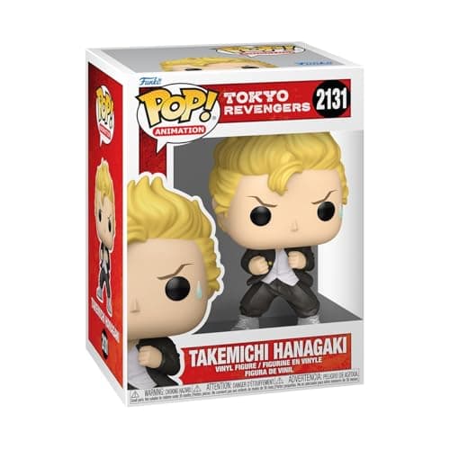 Image of Funko POP! Animation: Tokyo Revengers - Takemichi Hanagaki - 1 in 6 chance of receiving the rare Chase variant - Collectable Vinyl Figure - Gift Idea - Official Merchandise - Toys For Kids & Adults