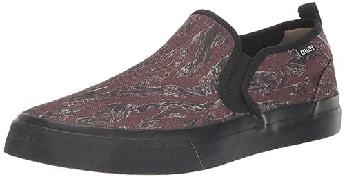 Image of Oakley Men's B1b Classic Slip on Sneaker, Brown/Green Tiger Camo, Numeric_14 UK