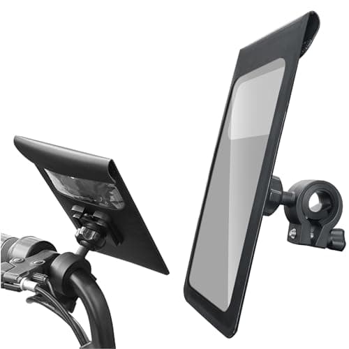 Image of Lawen Creative Waterproof Mobile Phone Holder Bicycle Mobile Phone Case Bicycle 360° Rotatable Handlebar Bag Navigation Holder Handlebar Bag for Smartphone 6.8 Inches