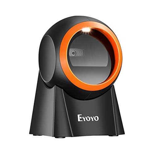 Image of Eyoyo Hands-Free 1D 2D Desktop Barcode Scanner, QR Barcode Reader Support Screen Scanning Platform Scanner for Warehouse, Supermarket, Retail store, Bookstore Pos System