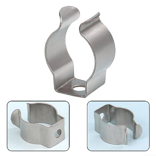 Image of 10PCS Spring Terry Clips - Open Type Spring Steel Tool Clips - Heavy Duty 6-28 mm