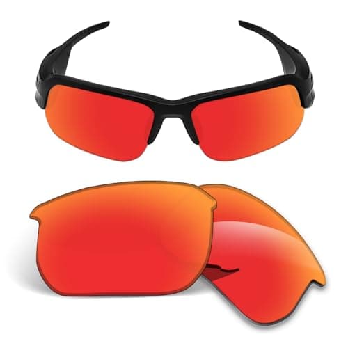 Image of 1.5MM Replacement Lenses Compatible With BOSE Tempo BMD0010 Smart Sunglasses, Anti-Scratch and Impact Resistant - Orange Red Polarized