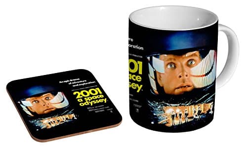 Image of 2001 A Space Odyssey Ceramic Coffee MUG + Coaster Gift Set …