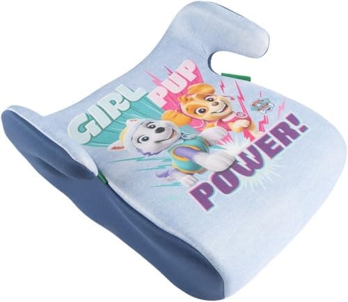 Image of Tataway i-Size ECE R129/03 Car Seat with Backrest for Girls from 126 to 150 cm, Paw Patrol Girl Graphics on Blue Backrest, Safe, Comfortable, Lightweight and Easy to Install