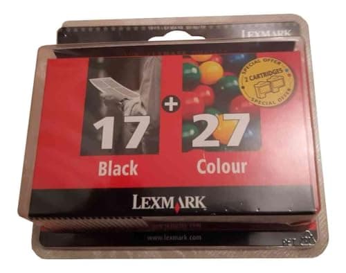 Image of Lexmark Combo Pack # 17# 27 Black, Cyan, Green, Yellow Ink Cartridge – Ink Cartridge for Printers (# 27, Black, Cyan, Magenta, Yellow Green, Inkjet, 178 mm, 165 mm, 47.6 mm, 150 g)