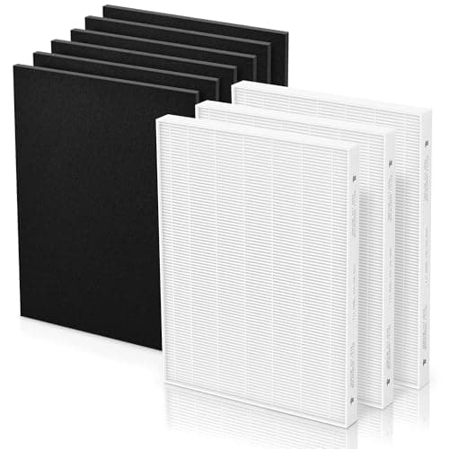 Image of UASWPART Aera Max 300 HEPA Filter Replacement Compatible with Fellowes AeraMax 290/300/DX95 Purifiers, Also Fit AP-300PH HF-300, 3 HEPA & 6 Carbon Pre-Filter