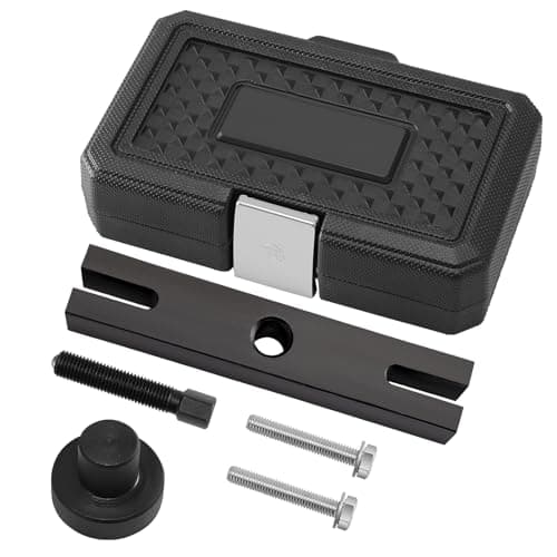 Image of Crankshaft Pulley Removal Tool, Puller Extractor Compatible for Ford Ranger Transit Custom 2.0 TDCI Ecoblue, Removing Front Pulley to Gain Access to Timing Belt, Carbon Steel Pulley Puller Tool