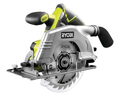 Image of Ryobi R18CS-0 ONEPlus 18 V Cordless Circular Saw, Green, 165 mm (Body Only)